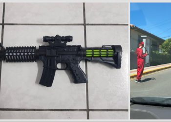 Orleans: Adolescente é apreendido pela PM com arma de brinquedo na frente de escola