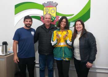 Atleta de São Ludgero é campeã estadual e quebra recorde no Salto em Distância
