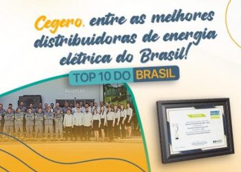 Cegero segue entre as melhores distribuidoras de energia elétrica do Brasil