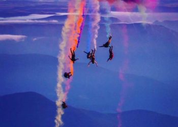 Praia Grande é destaque no Fantástico com balada nas alturas