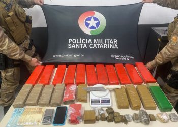 Criciúma: traficante é preso com mais de 15 quilos de maconha