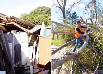 Ventos chegam a 107 km/h na Amurel