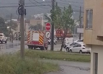 Acidente de moto é registrado na SC-370