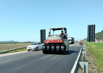 CCR ViaCosteira informa cronograma semanal de obras na BR-101 Sul/SC