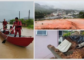Santa Catarina: sobe para 46 o número de municípios com ocorrências devido às chuvas