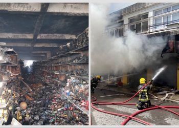 Incêndio atinge loja, destrói todas as mercadorias