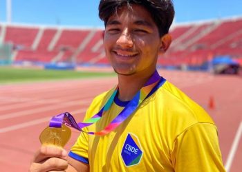 Braço do Norte conquista Sul-Americano Escolares no lançamento de disco