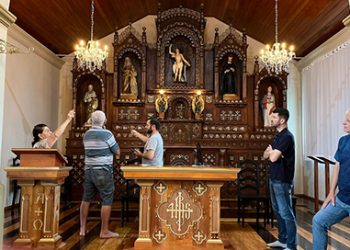 Gravatal: Igreja de 1881 passa por restauração