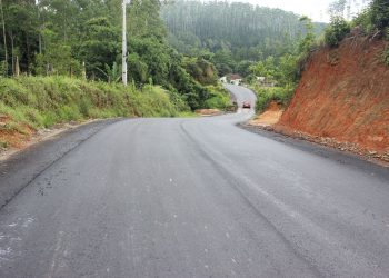 São Ludgero: pavimentação asfáltica é realidade em mais um trecho da Rodovia Florentino Schlickmann