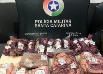 Caroneiro de carro cheio de carnes furtadas é preso pela PM