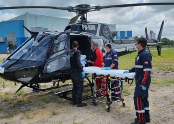 Santa Rosa de Lima: eucalipto atinge trator e deixa trabalhador gravemente ferido em