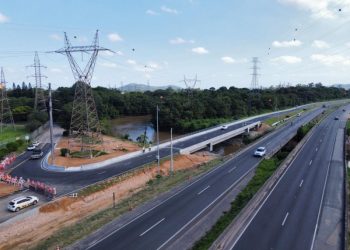 Capivari de Baixo: CCR ViaCosteira libera fluxo em nova ponte na BR-101