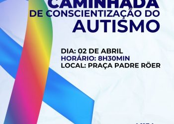 Braço do Norte: caminhada celebra o Dia Mundial da Conscientização sobre o Autismo