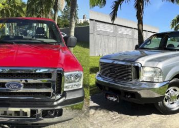 Em Tubarão, ladrões furtam duas caminhonetes de revenda