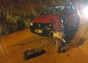 Morro da Fumaça: adolescente que conduzia motocicleta fica gravemente ferido após colisão