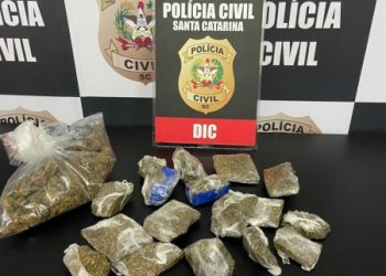 Tubarão: investigado por tráfico de drogas é preso em flagrante