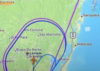 Jaguaruna: neblina impede pouso de avião no aeroporto Regional