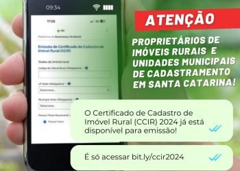 São Martinho: proprietários de imóveis rurais devem solicitar CCIR até 18 de julho