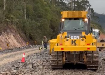 Obras na Serra do Corvo Branco avançam em Urubici e Grão-Pará