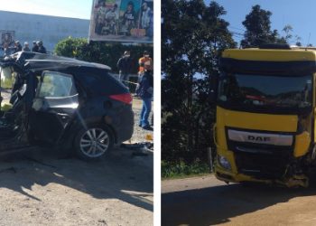 Motorista morre após colisão frontal na SC-434, em Garopaba
