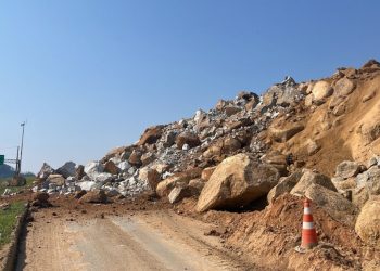 Nova detonação de rochas na BR-101 está prevista para esta quinta-feira