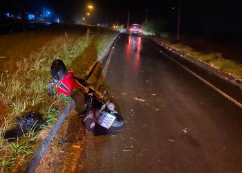 Motociclista morre ao sofrer queda de veículo em rodovia da região