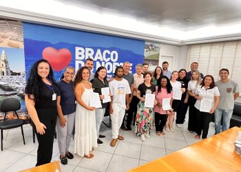 Braço do Norte: contemplados com a Lei Aldir Blanc assinam Termo de Execução Cultural