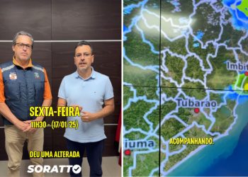 Tubarão: prefeito alerta para possibilidade de alagamentos