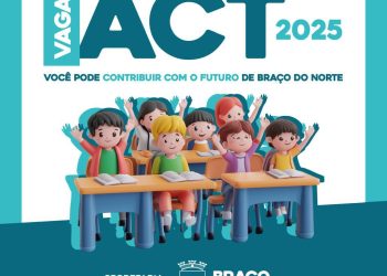 Prefeitura de Braço do Norte divulga cronograma de chamada para contratação de ACT’s 2025