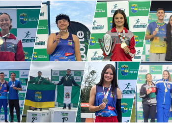 Braço do Norte encerra participação nos Joguinhos Abertos SC com nove medalhas no atletismo