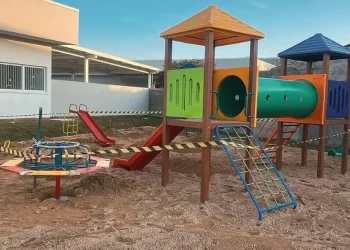 Escorregador é furtado de parque infantil em Morro da Fumaça