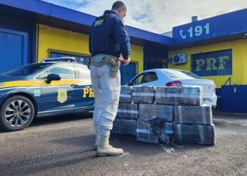 Carro escondia 200 kg de maconha