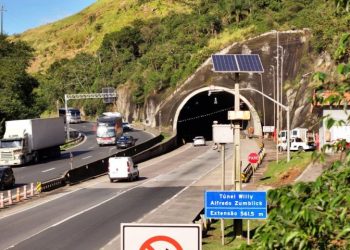 Túnel no Morro do Formigão terá tráfego em meia pista neste final de semana