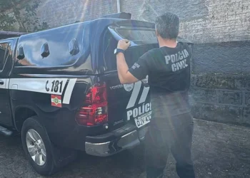 Orleans: investigado de 45 anos é preso com drogas e munições