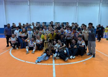 Ginásio lotado e muita emoção marcam as finais do Campeonato Municipal de Futsal