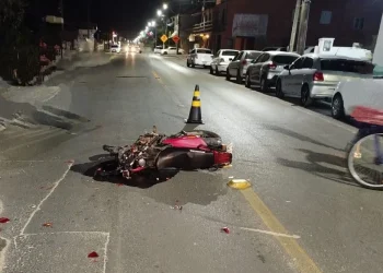 Acidente de trânsito deixa motociclista gravemente ferido na SC-100
