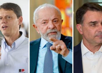 Tarcísio lidera pesquisa para presidente em SC; Lula empata com Flávio em 2º
