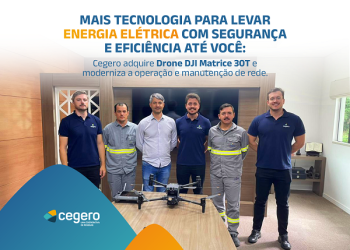 Cegero moderniza suas operações com aquisição de Drone com alta tecnologia